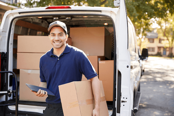 Mobile payments for couriers and delivery drivers