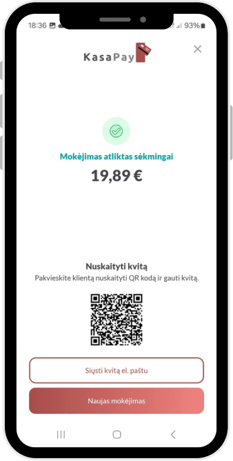 kaip_tai_veikia_per žingsnį_3 SoftPOS Mobile Payments - How It Works Explainer Step 3